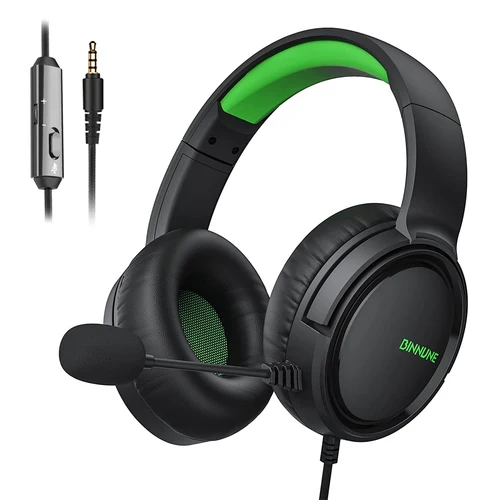 BINNUNE BG02 auriculares para juegos con micrófono para PS4 PS5 Xbox Series Xbox One PC Switch auriculares para juegos por cable