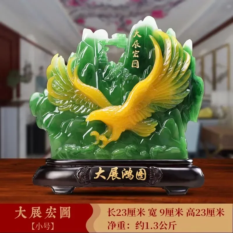Modern minimalist resin sailboat zodiac horse welcome pine home decoration handicrafts and ornaments feng shui
