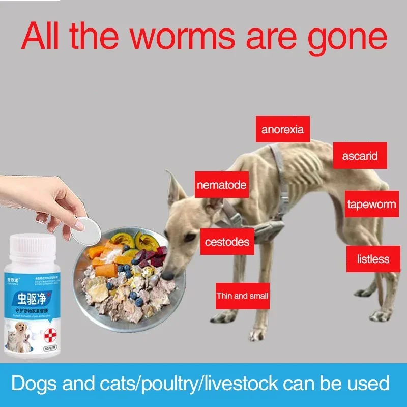 Pet dogs cats Livestock pigs horses cattle internal and external deworming Ascaris nematodes ticks A variety of parasites