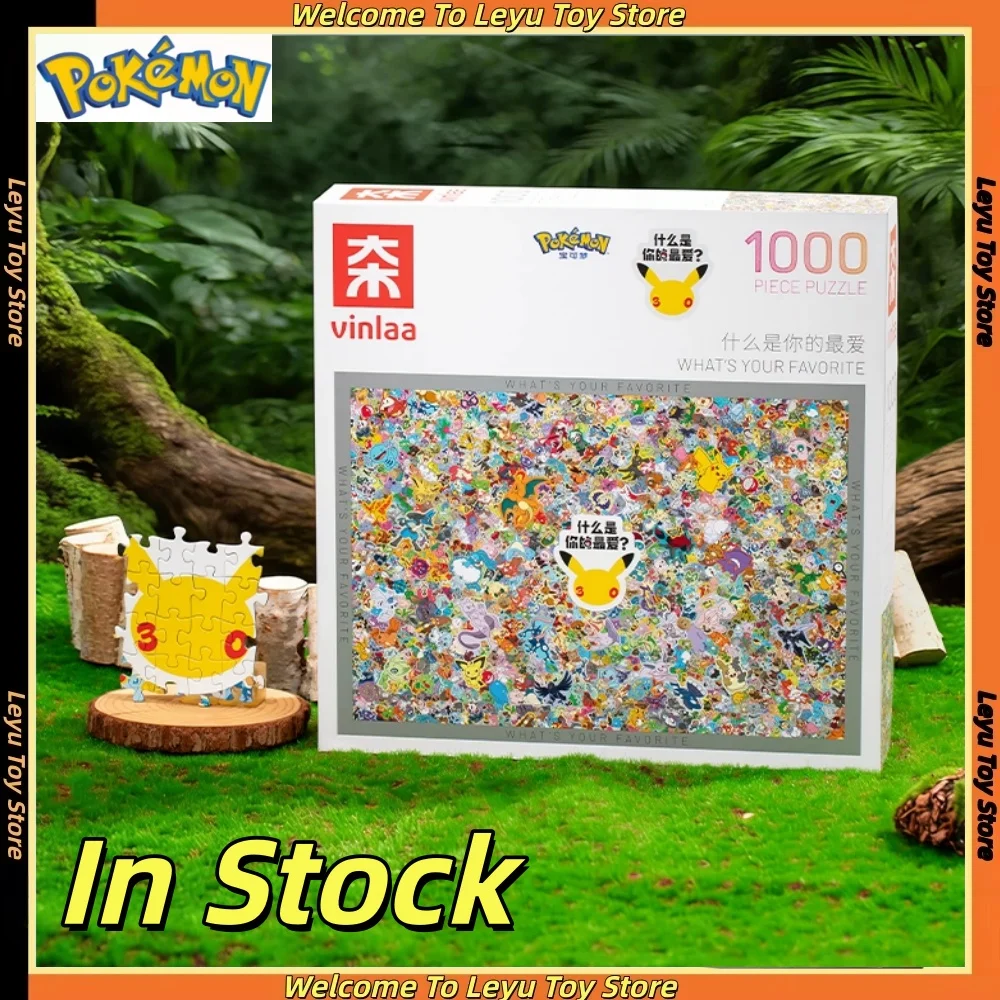 en-stock-puzzle-pokemon-100-original-30e-edition-1000-pieces-vinlaa-quel-est-votre-pokemon-prefere-jouet-de-collection