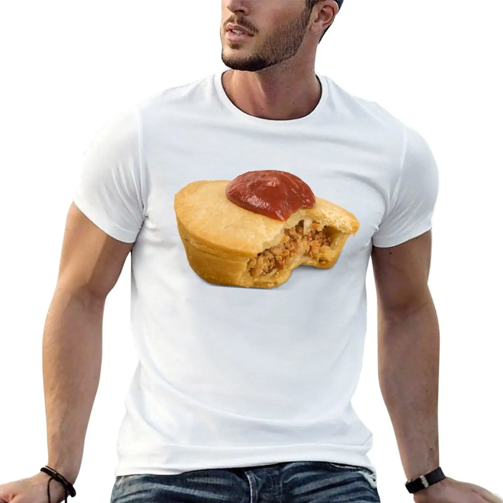 Aussie Meat Pie T-Shirt gifts for boyfriend mens clothes