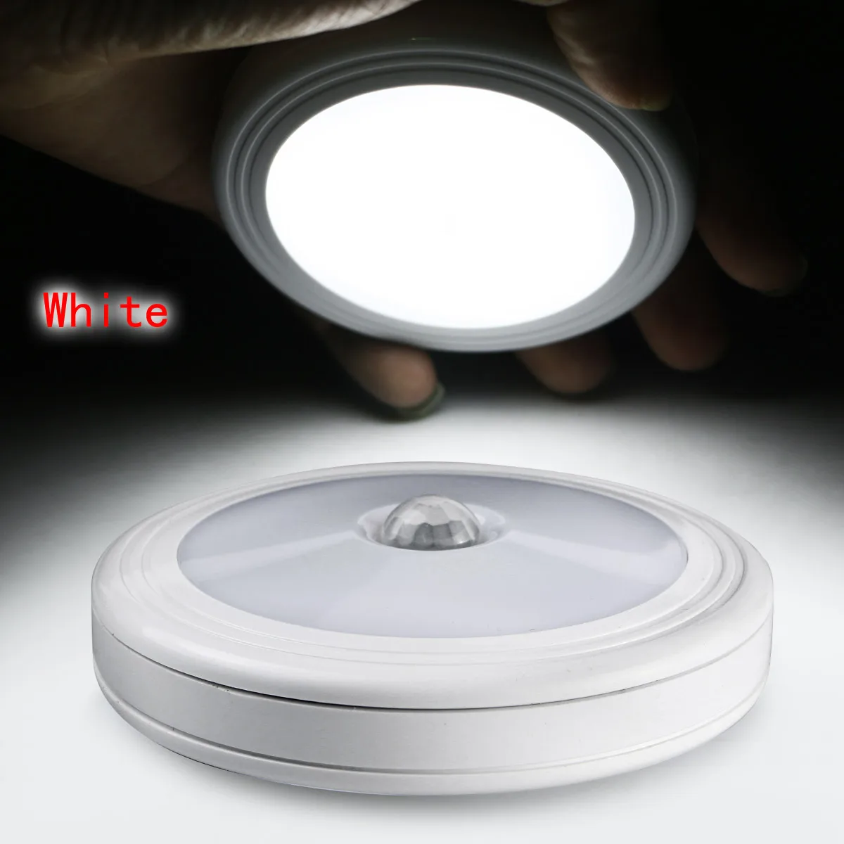 Battery LED Night Light Motion Sensor Night Lamp For Closet Cabinet Drawer Cupboard Kitchen Night Light Lamp Battery Power