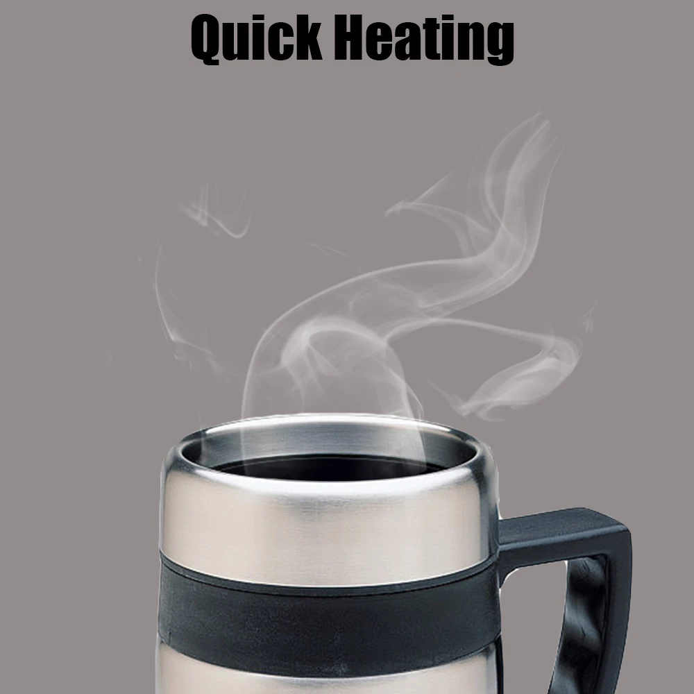 Calentador seguro de alta calidad, calentador de inmersión para coche de 12V y 24V para té, café, agua, encendedor de cigarros, calentador eléctrico portátil