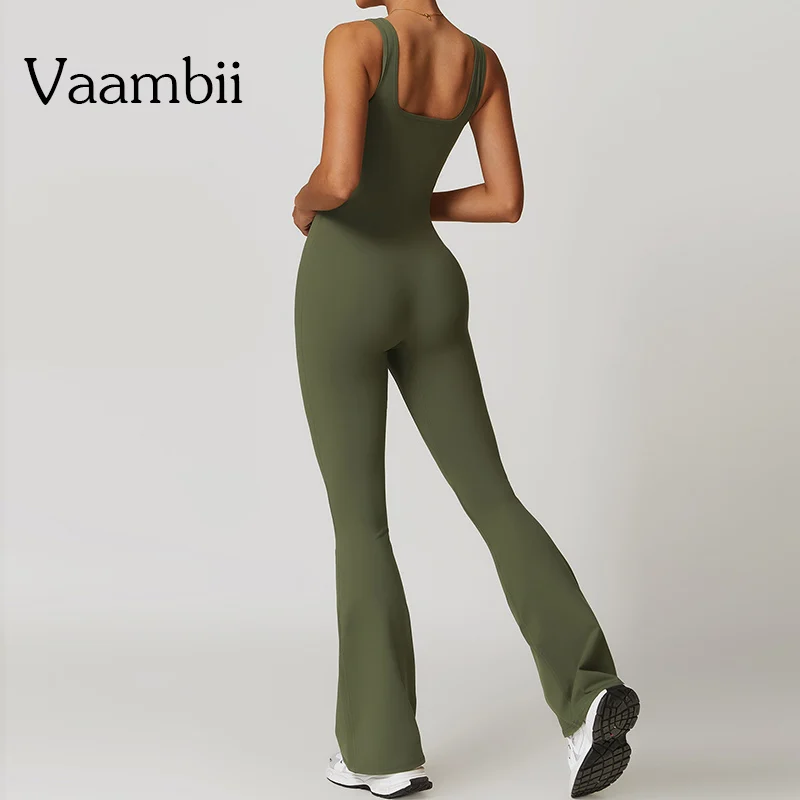 

Women Sleeveles Workout Bodysuits Female Jumpsuit Workout Outfit Backless Sportswear Yoga Rompers Sports Jumpsuit One-Piece Suit