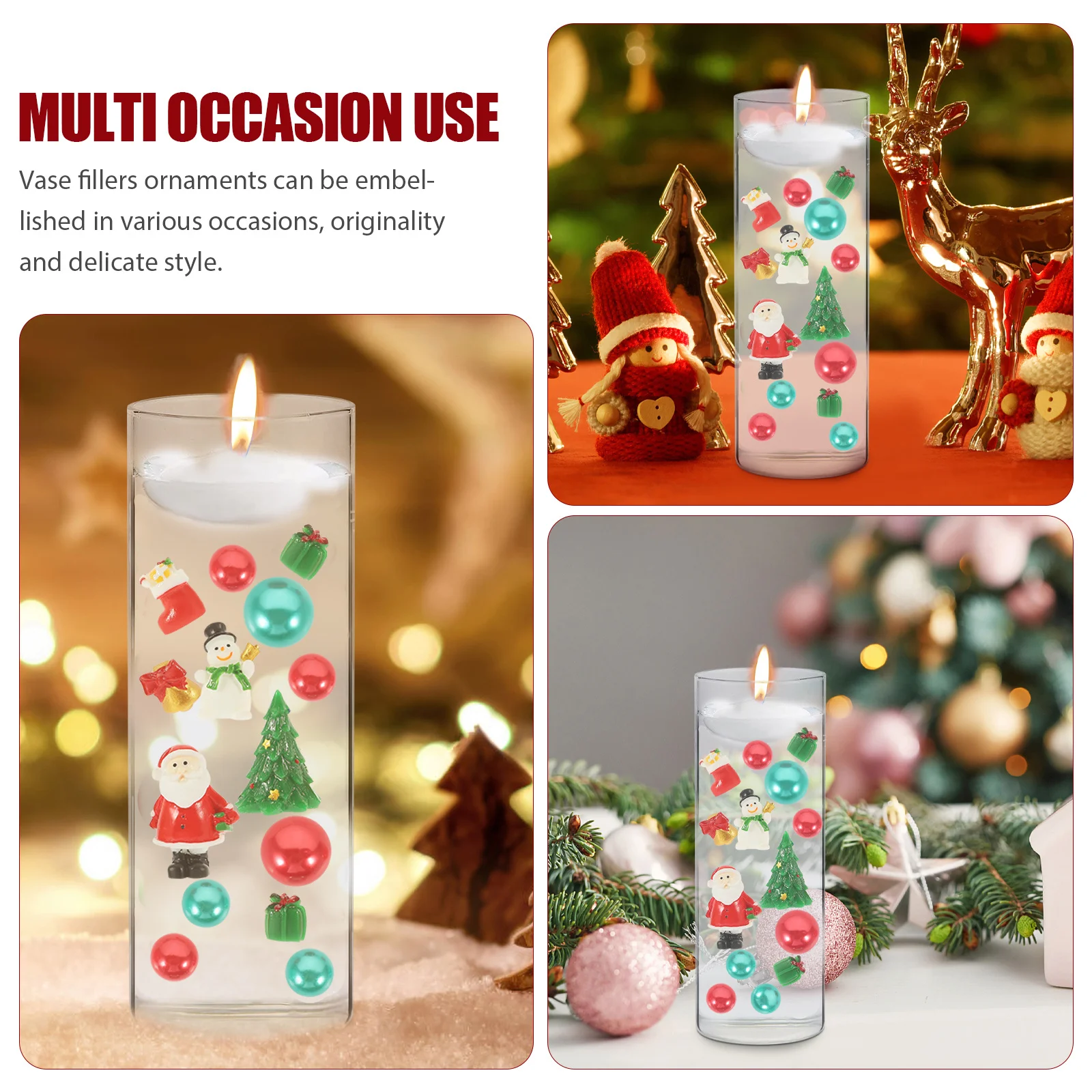 مجموعة واحدة من مزهرية الأكريليك من Alipis لتزيين المنزل