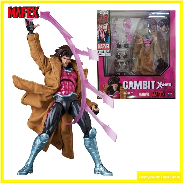 100% Original MAFEX 131 MAFEX GAMBIT In Stock Anime Action Collection  Figures Model Toys