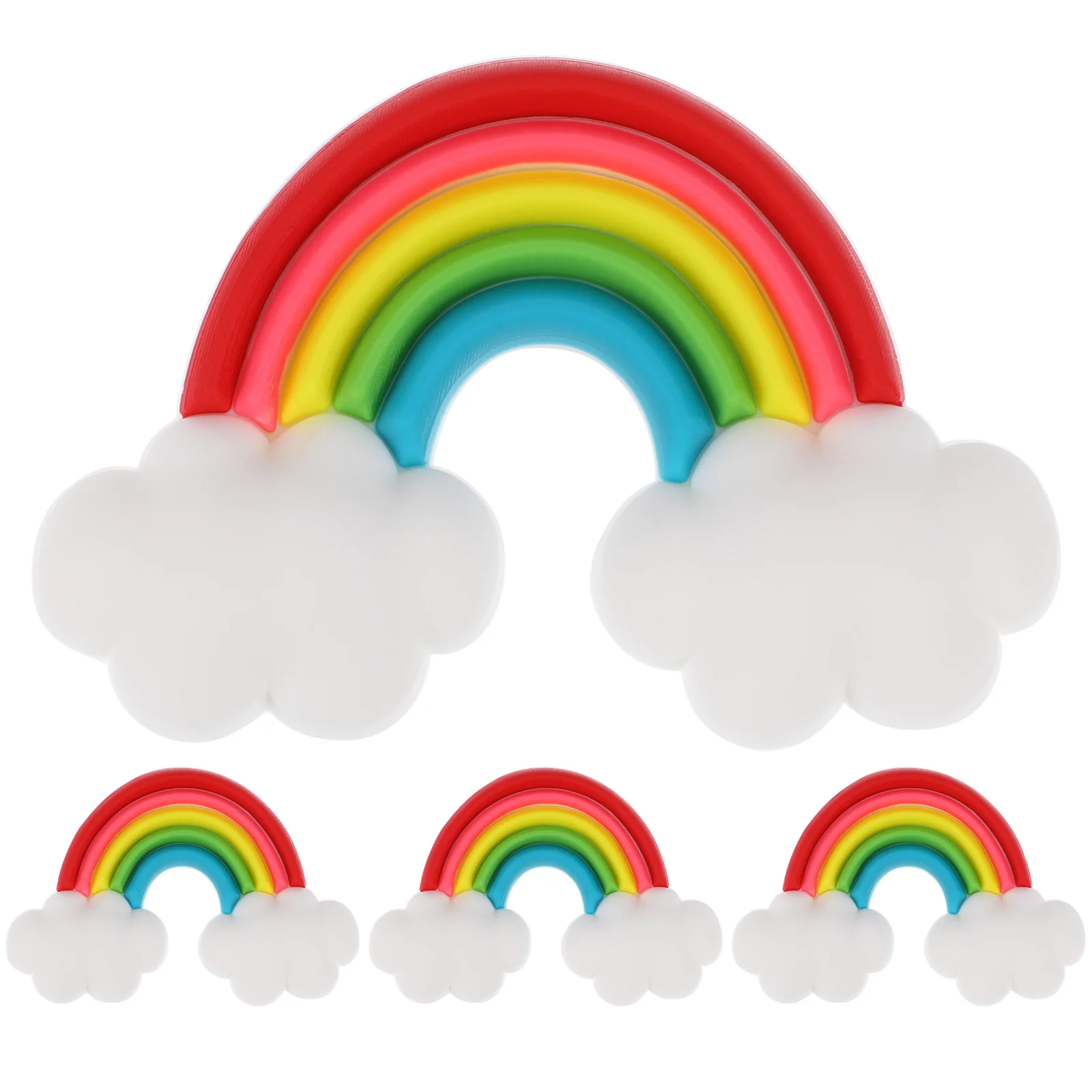 

5 PCS Refrigerator Magnetic Sticker Rainbow Whiteboard Magnets for Fridge Cartoon