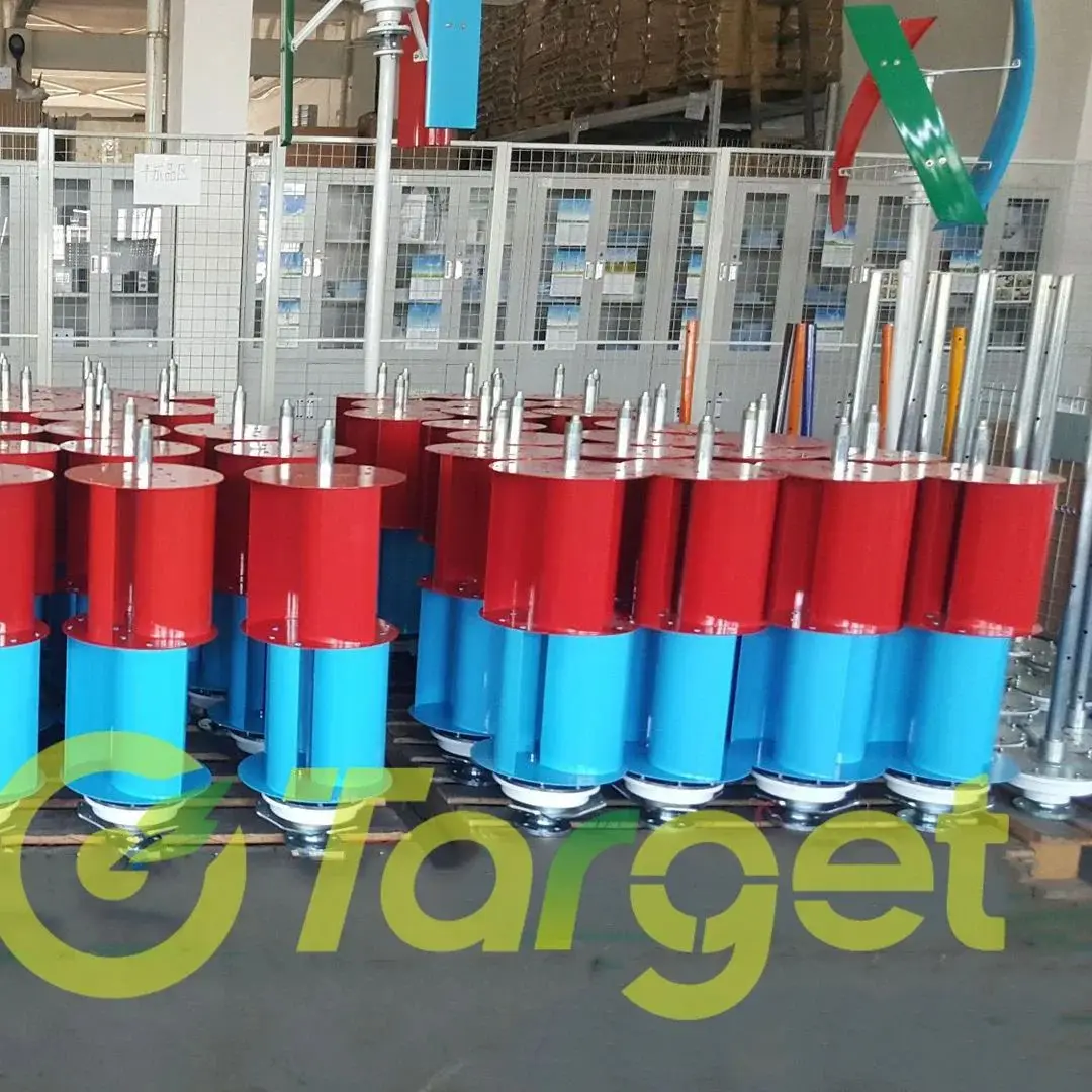 

12KW 10KW Wind Turbine Vertical Axis Permanent Maglev Generator Electric Power Windmill Generator 48V 96V With Mppt Controller