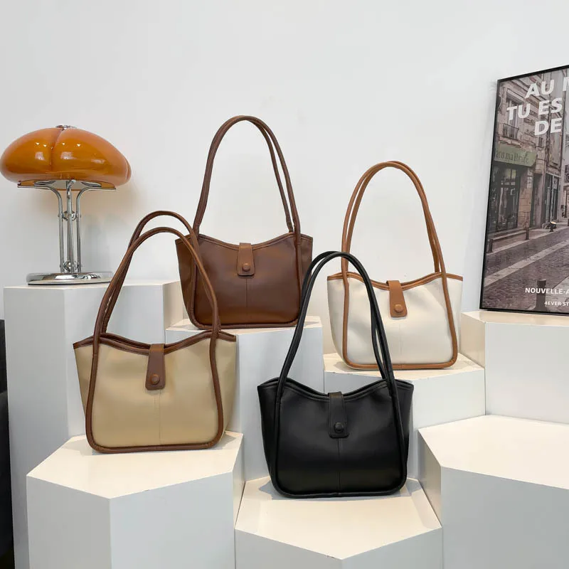 

2025 New Vintage Shoulder Bag for Women Genuine Leather Large Capacity Multi-way Crossbody Tote Retro Chic Work Purse for Office