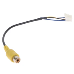 Adaptateur de câble de caméra de recul RCA pour autoradio, moniteur radio Android, vue arrière, 1 PC