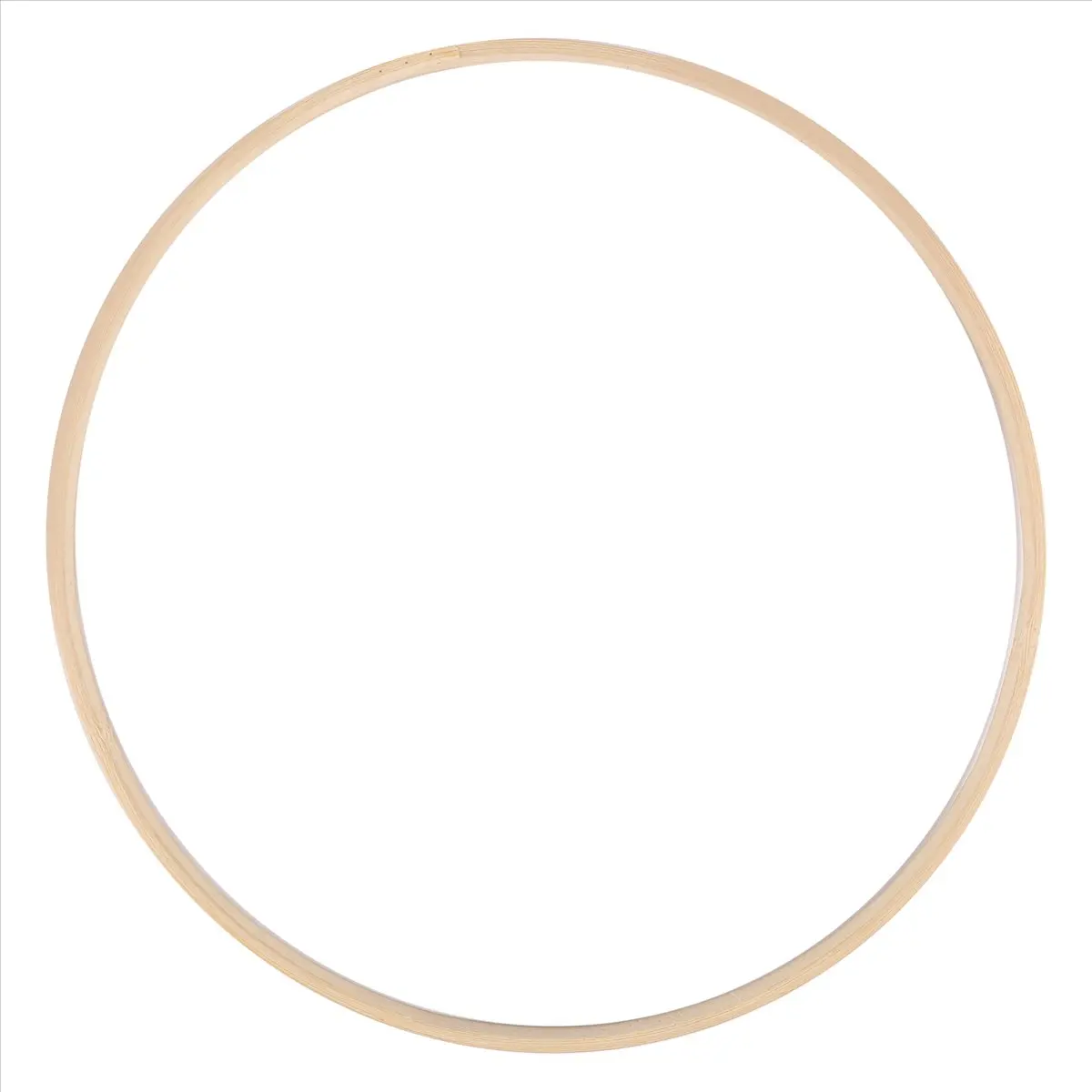 DT38 Dream Bamboo Rings,Wooden Circle Round Catcher DIY Hoop for Flower Wreath House Garden Plant Decor Hanging Basket 26Cm