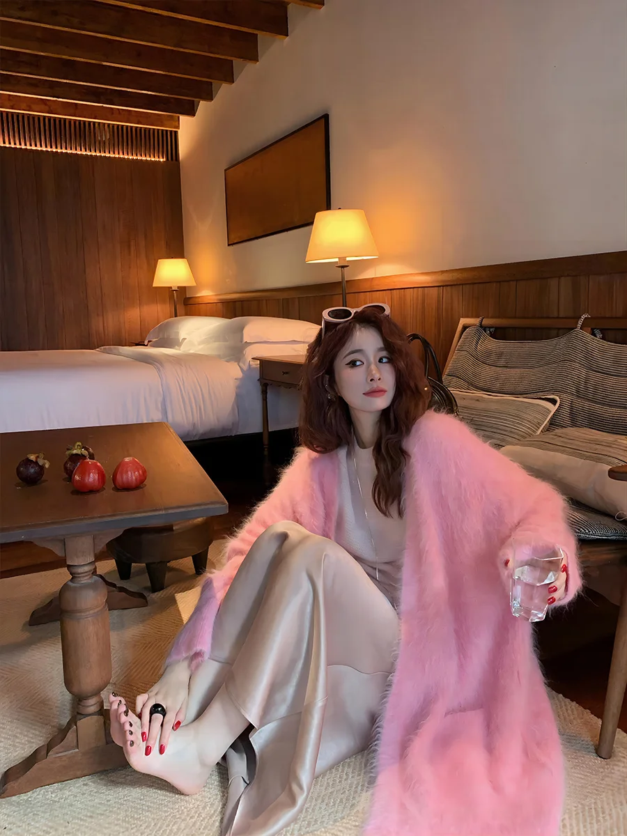 

Женский вязаный кардиган Neia Wu с длинными рукавами, трикотажная кофта для весны и осени, модный повседневный стиль, стандартный крой