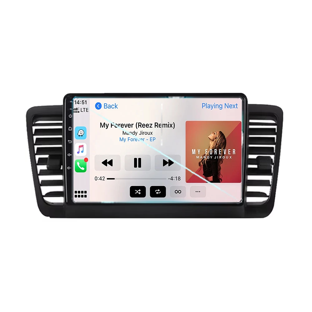 Android Auto For Subaru Outback 3 Legacy 4 2004-2009 Car radio GPS navigation Stereo video Multimedia Player 2Din DVD Head Unit