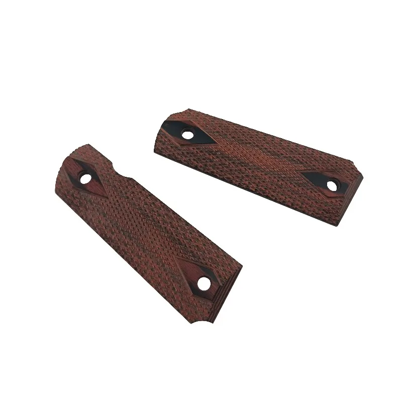 1 Paar 1911 Rosenholz-Messergriffe, rutschfeste Griffpolster, DIY-Materialien zur Dekoration von Holzgriffen – Detail 5