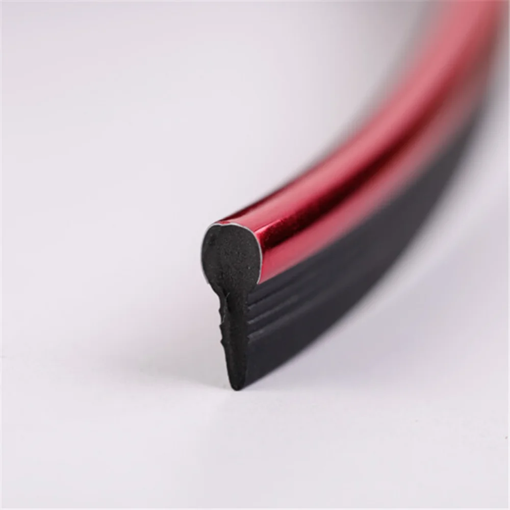 Auto Innen Moulding Trim 5M/3M/1M Rot Innen Auto Trim PVC Einfügen Styling Dekoration moulding Trimmt Streifen Auto Dekorative Linie