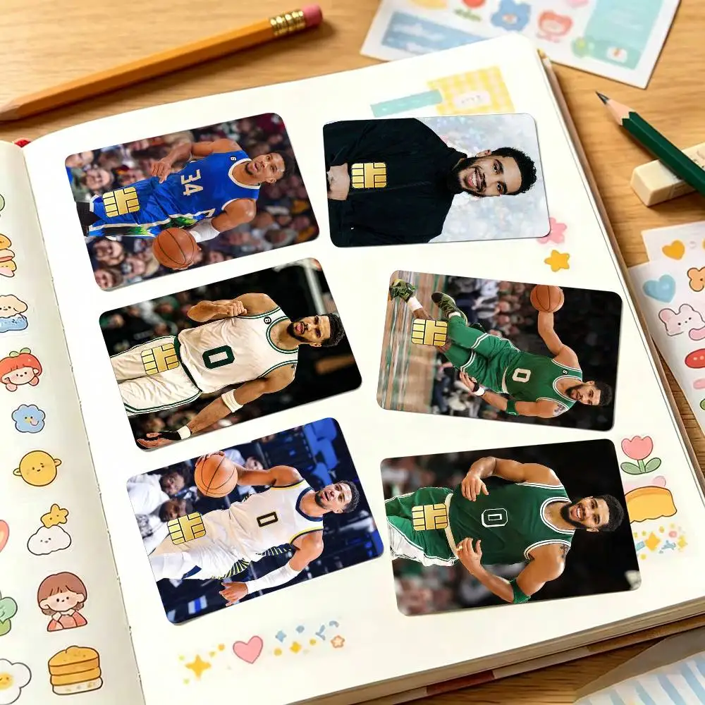 Jayson-N T-Tatum Sports Basketball Credit Card HD Stickers Small Chip Waterproof Sticker Game Card Decal Gift