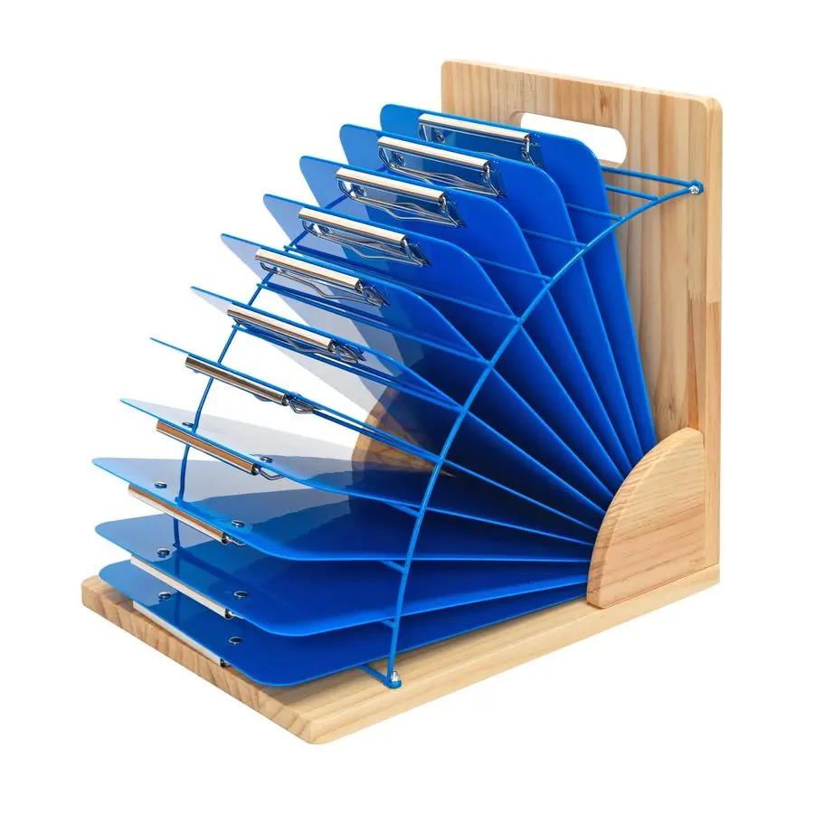 

Store More Clipboard Stand Organizational Tool, Easy Assembly, Sturdy Clipboard Holder Teacher Supplies, Home Office Storage