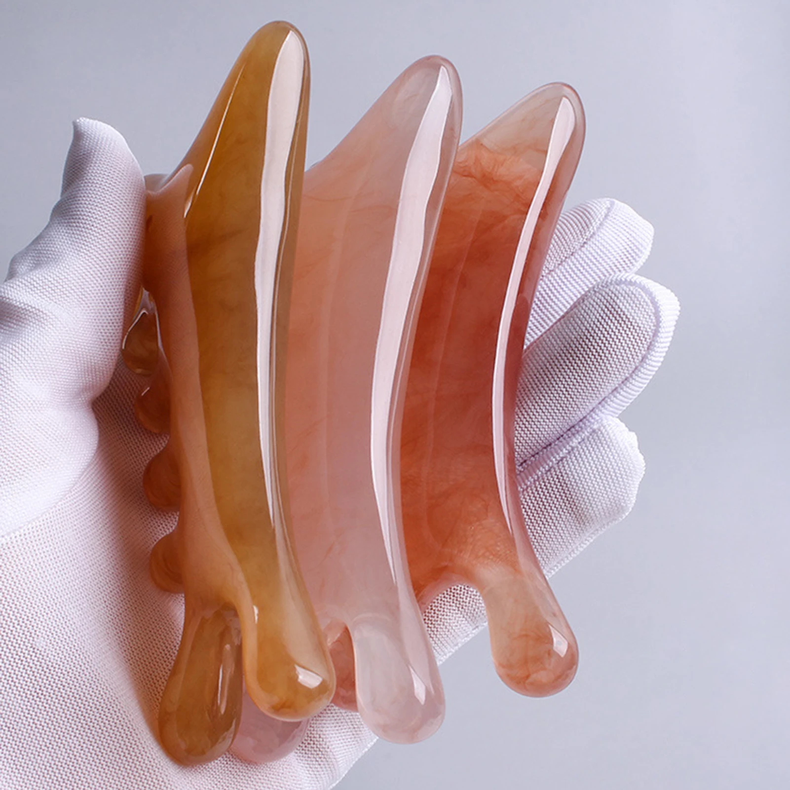 Multifunctional Hair Combs Portable Ultralight Pocket Hair Comb Exquisite Transparent Soothing Meridians Massager Hair Comb 1pc