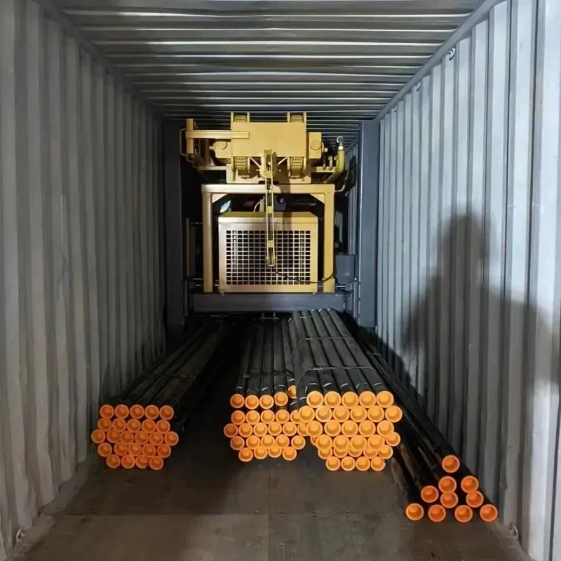 750 m drilling depth Water Well Borehole Drilling Rig Machine 500M Crawler Drill Rig Used in Kenya & Developing Countries