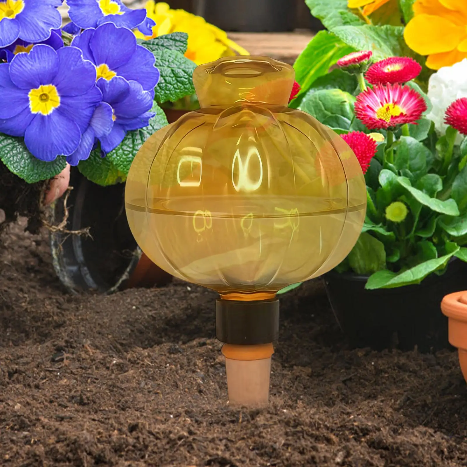 

Водные шары для комнатных растений, 17 унций, с автоматическими вставками и крышкой, медленное высвобождение воды до 2 недель, для полива в помещении, на улице, в парке