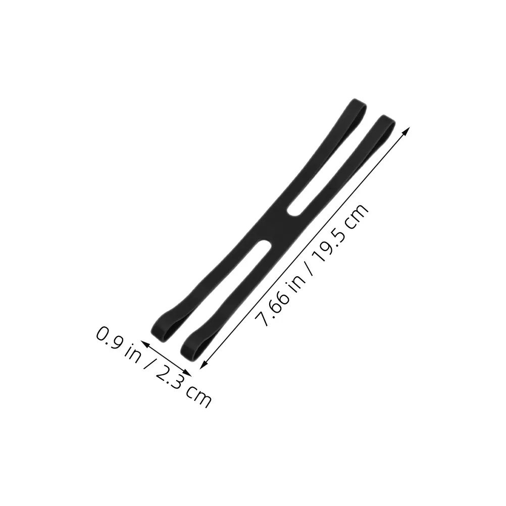 3Pcs Silicone Rubber Bands H Shape Elastic Lunch Box Straps Reusable Multifunctional Fixing Bands for Picnic Travel Office