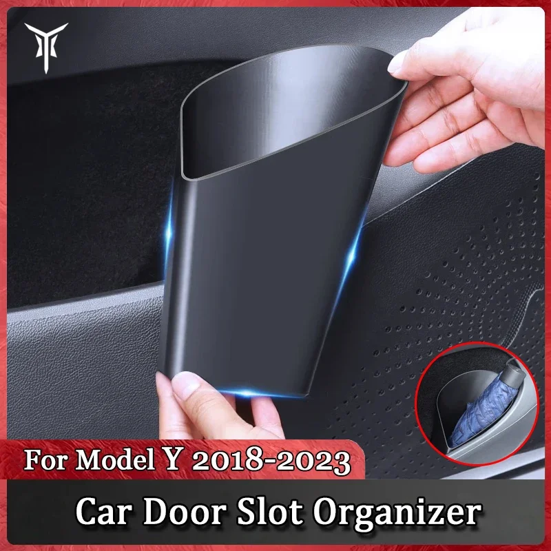 

For Model Y Car Door Slots Trash Cans Car Storage Box Storage Box Conversion Accessory Nterior Accessories Stowing Tidying