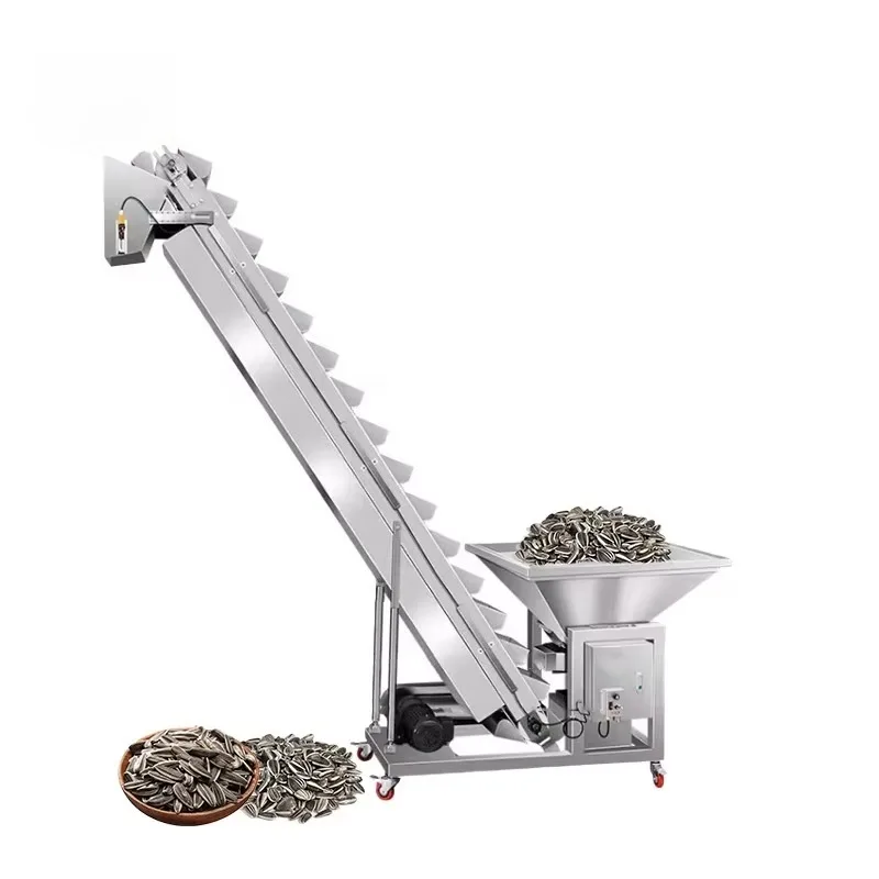 Best Price Hot Sale Electric Heavy Duty Food Sugar Snack Nuts Rice Seed Conveyor Feed Hopper Packing