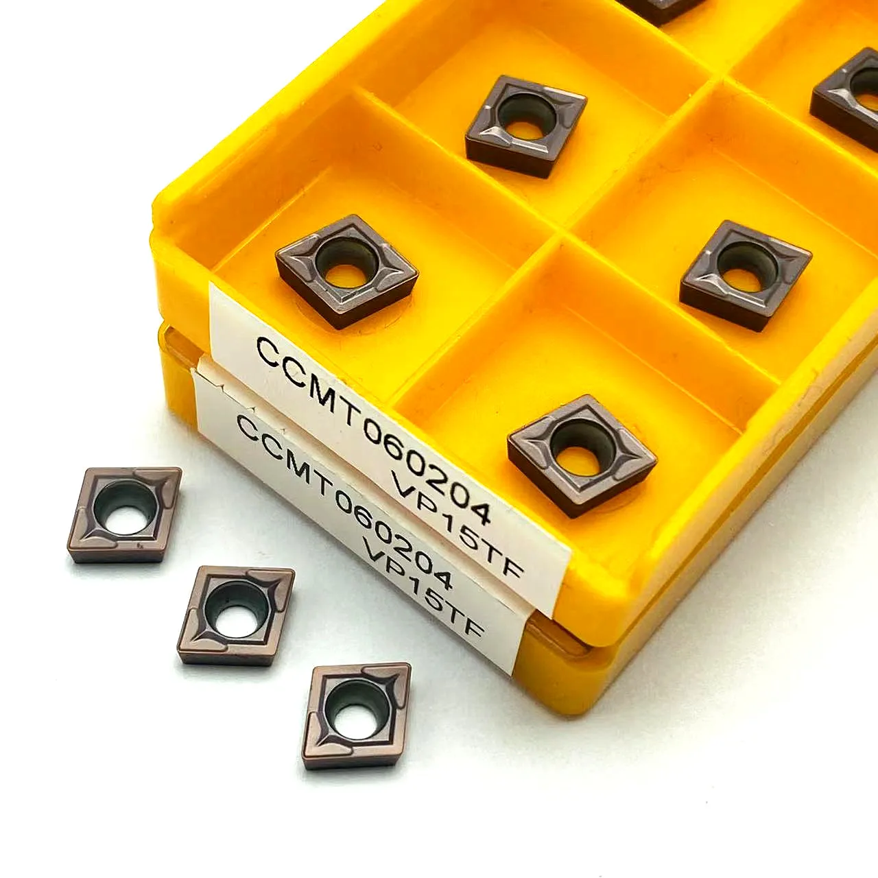 Inserto in metallo duro CCMT060204 VP15TF CCMT060204 UE6020 interno fresa CNC inserto tornitura strumento CCMT 060204 utensile di tornitura