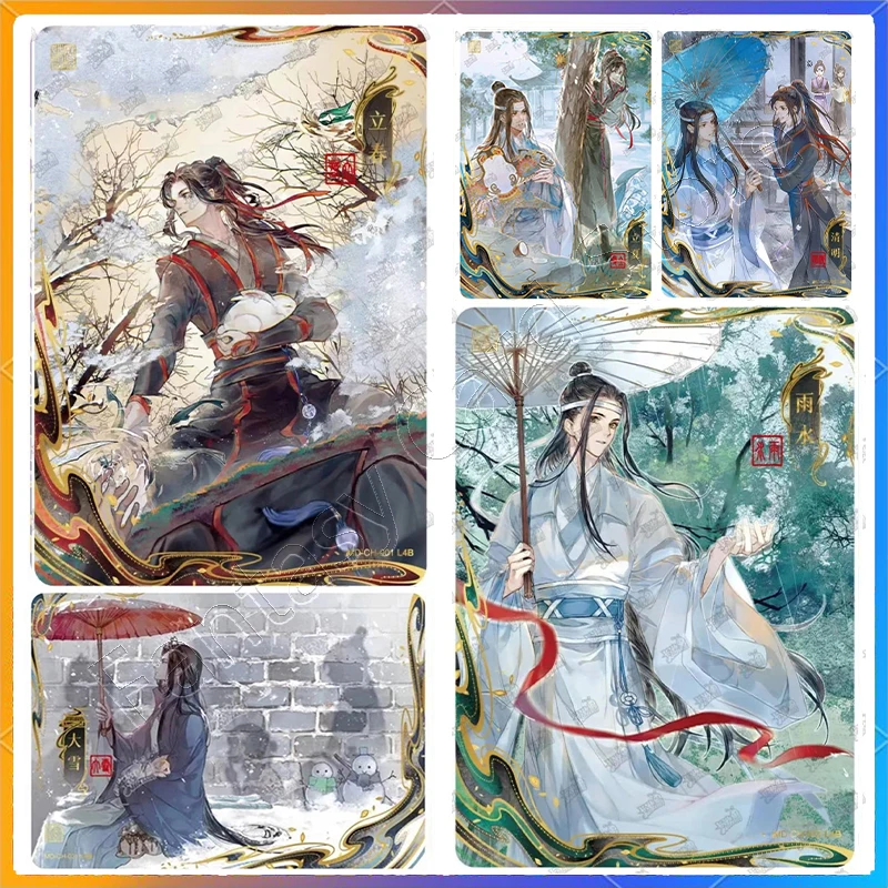 Original KAYOU Animation MoDaoZuShi Cards CH card Drunk Dreams Wei Wuxian Lan Wangji Signature Card Collection Card Master Devil