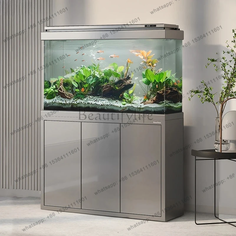 aquarium floor water-free living room glass large and medium-sized ecological household bottom filter