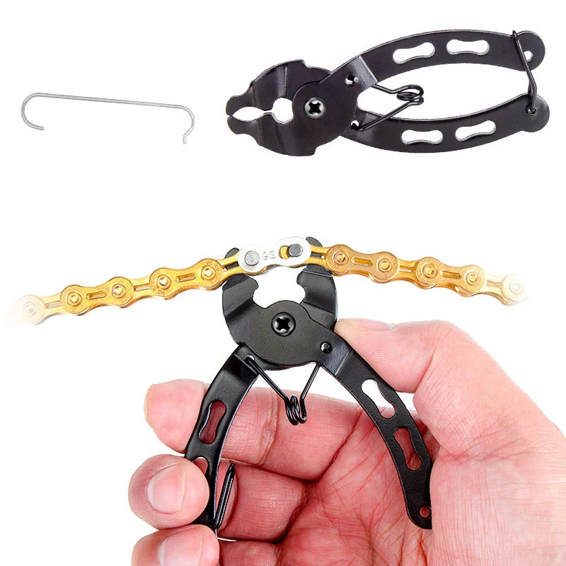 Mini Bicycle Chain Buckle Pliers Potable MTB Bike Chain Quick Release Magic Link Clamp Removal Install Plier Cycling Repair Tool