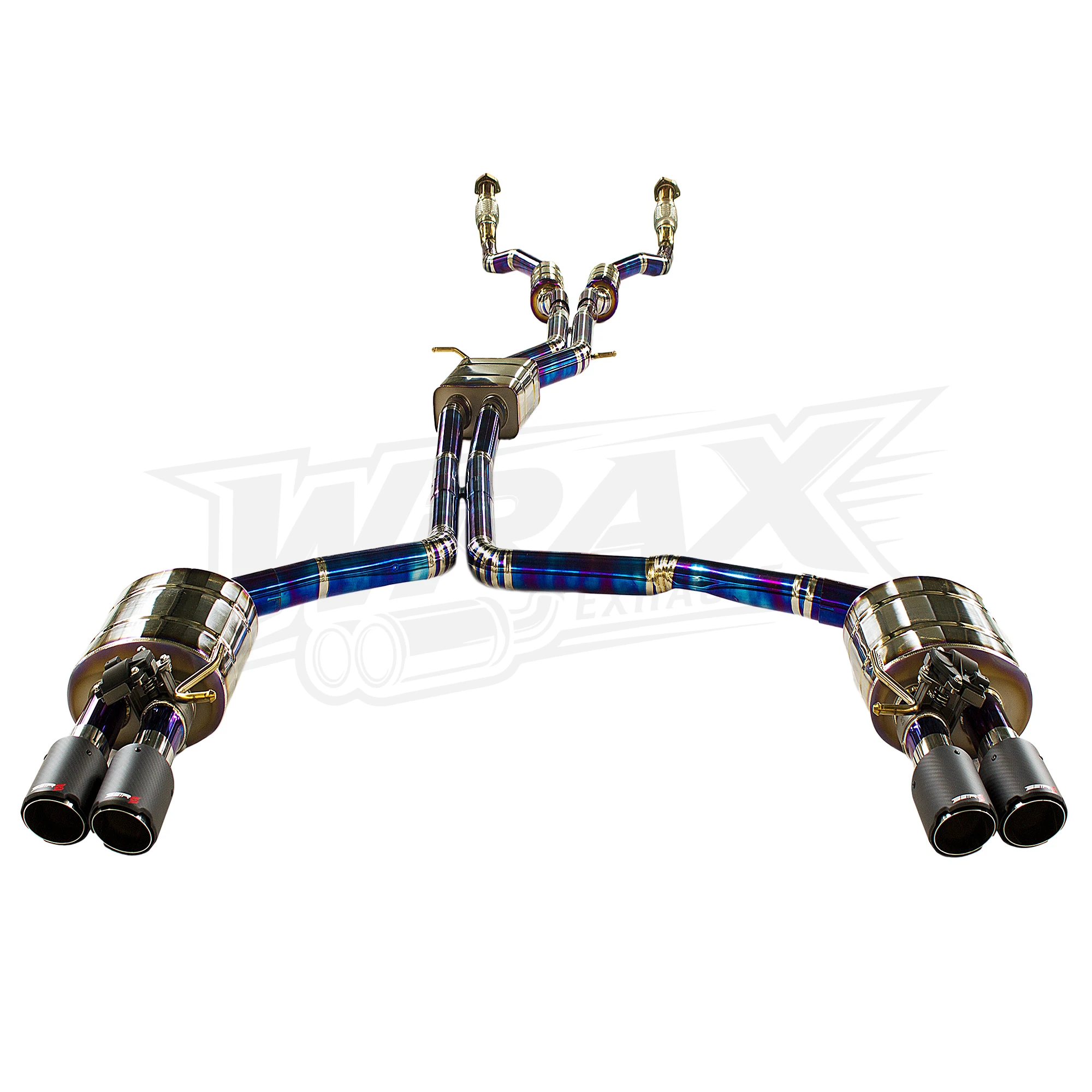 

WRAX Titanium Catback Exhaust System for Audi A6 A7 C7 Station Wagon 3.0T Valve Control Performance Boost Adjustable Sound