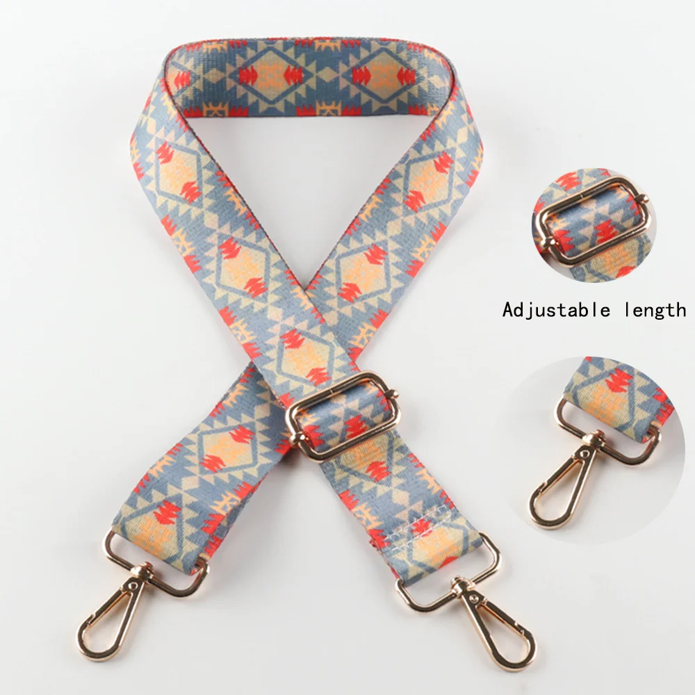 

Nylon Shoulder Strap Diy Exquisite Embroidery Universal Fashionable Durable Precision Woven Diagonal Shoulder Strap 3.8CM