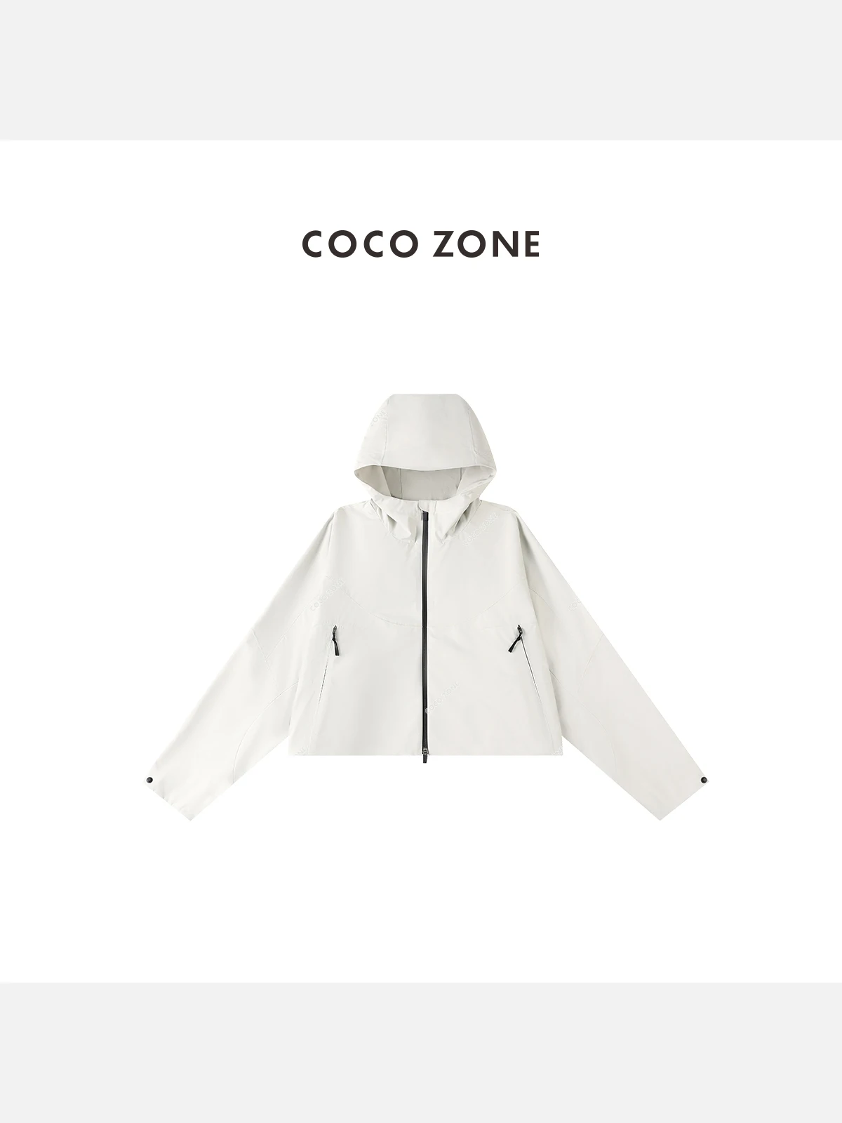 

Windproof Outdoor Jaet 2023 New Hat Inteated Polyester Material Ladies ort Outerwear Faionable And Protective