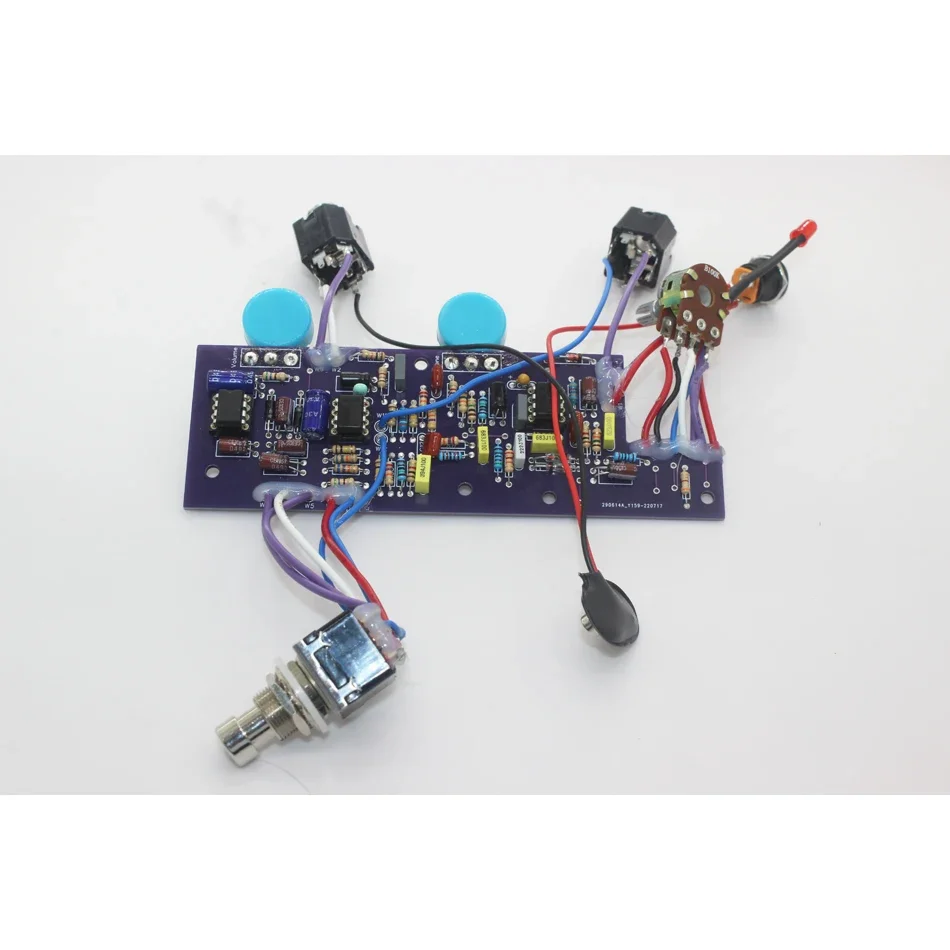 Hot sale! DIY manual electric guitar effector Klon Centaur replica Remy Martin overload single circuit board finished effector