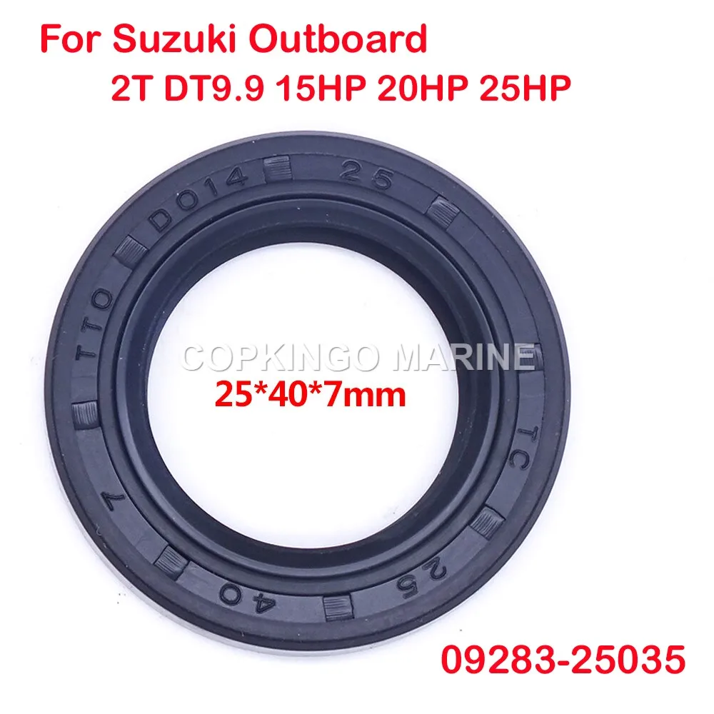 

2Pcs Boat Oil Seal 09283-25035 For Suzuki Outboard Motor 2T DT9.9 15HP 20HP 25HP 28HP