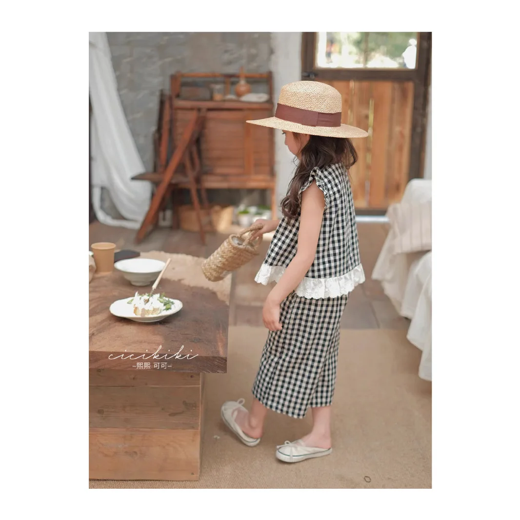 Summer Kids Fashion Two Piece Set for Girls Cute Casual Style Outfit Children's Daily Wear New
