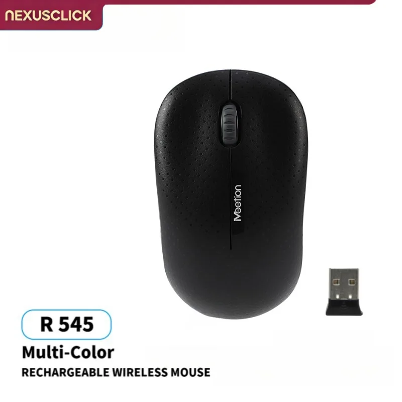 NexusClick Ergonomic 2.4G Silent Office Wireless Mouse,Plug & Play USB Receiver,DPI Adjustable,Energy Saving Long Standby Mice