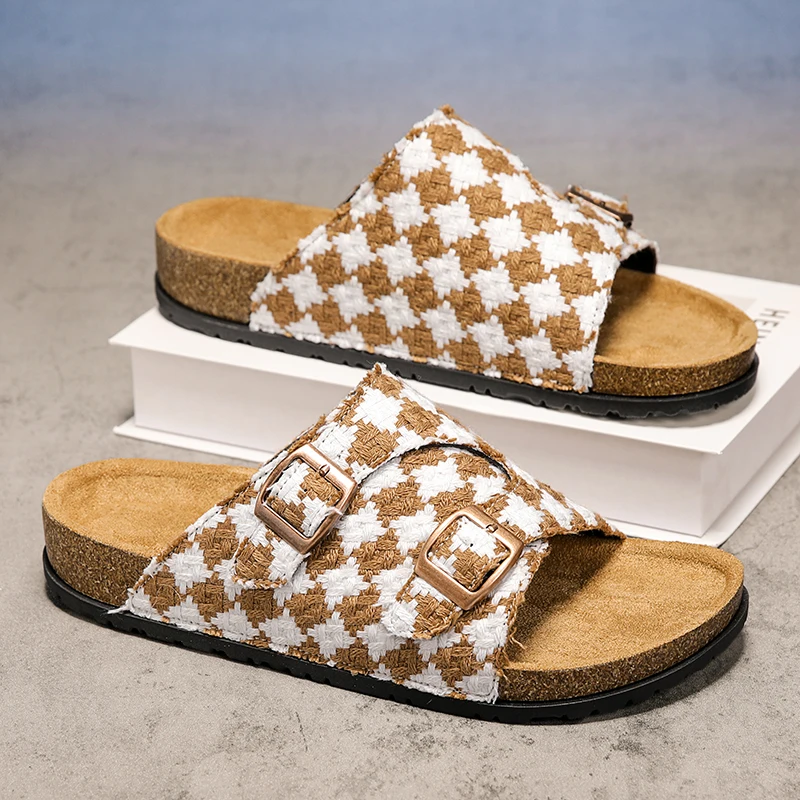 รองเท้าแตะพื้นไม้ก๊อกลายสก็อตว - Men'S Shoes Birkenstock บทวิจารณ์และราคา