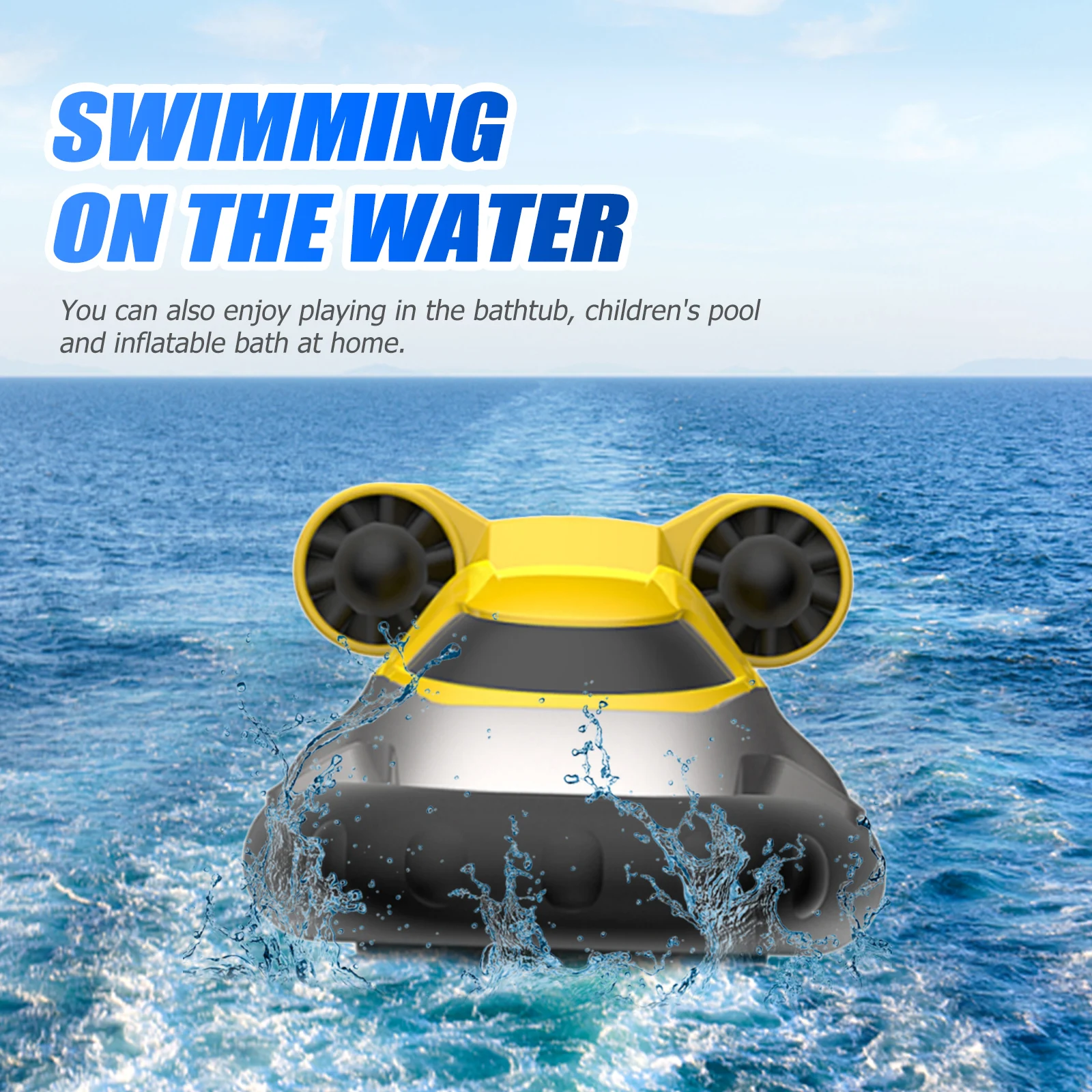 10km/h 2.4ghz 4ch Rc Boat Water Game Toys Mini Watercraft Induction Remote Control Speedboat High Speed for Outdoor Pool Tub