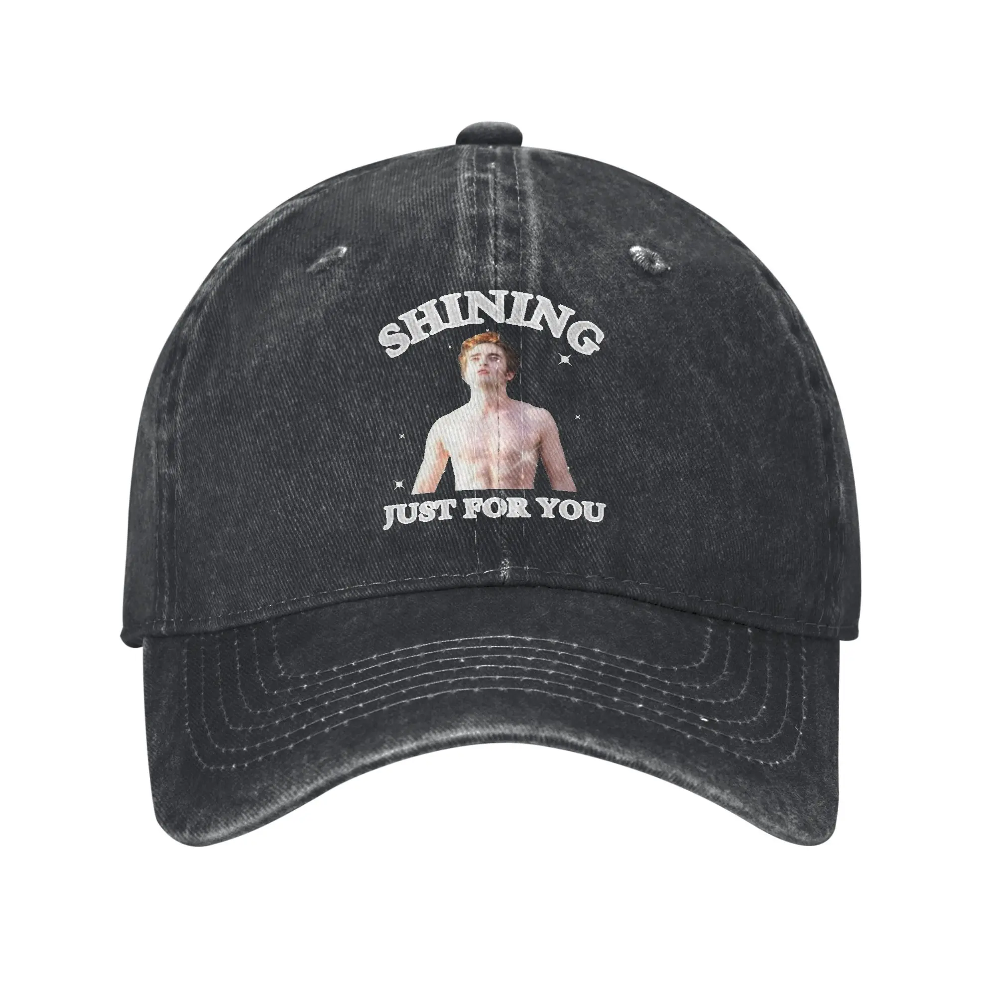 Mirrorball Edward Cullen Twilight Unisex Style Baseball Caps  Distressed Denim Caps Hat Retro Outdoor Summer Fit Snapback Cap