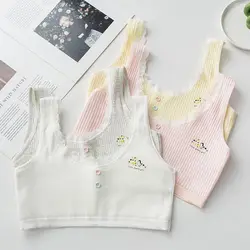 Cotton Braces Bras Lingerie Small Breasts Young Girl Clothing Tops for Children Undergarments 8 To 14 Years