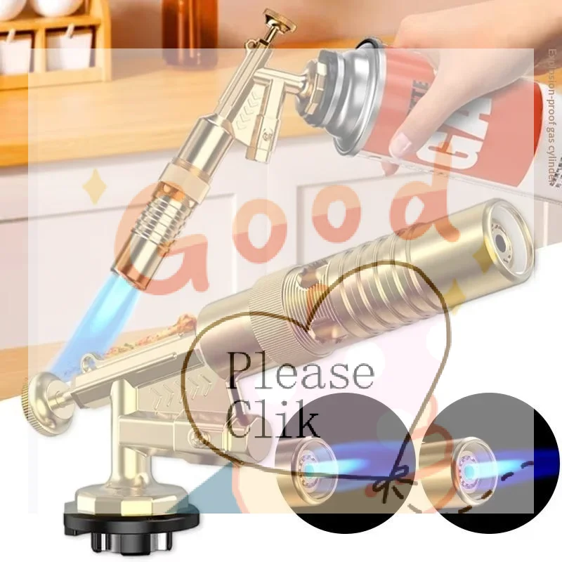 【HG】Welding Torch Gas Burner Flame Blower Gas Torch Brazing Cooking Barbecue Auto Ignition Kitchen Baking Tool