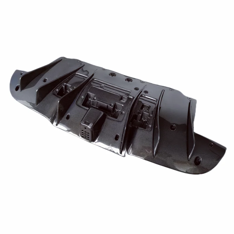 

High Quality Dry Carbon Fiber N-style Rear Diffuser for Ferrari 488 GTB Spider Body Kit Front Bumper Edge Side Skirt Spoiler