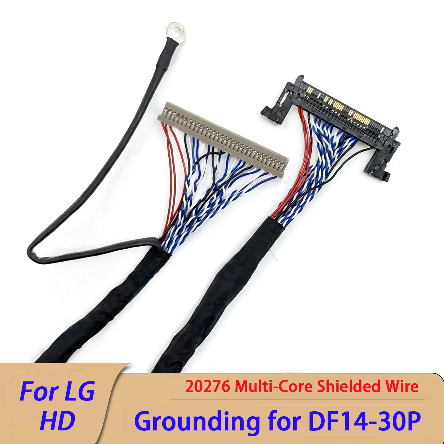 For LG High-Resolution Grounding for DF14-30P, Shielded Wire 20276 Multi-Core Shielded Wire, FIRE51P Right Power Supply,  HD