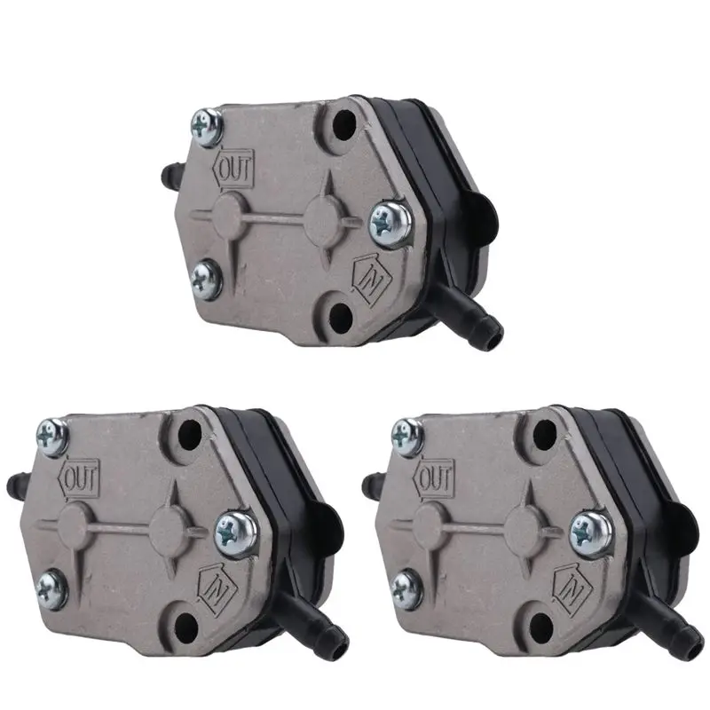 3X Fuel Pump Assembly For 25HP 30HP 2 Stroke Outboard Motor Engine Boat 6A0-24410-00 692-24410-0