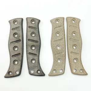 Personalisierte Mikata Michata Materialmesser, Bankskala -Griffe, fixierte 375 gerade Messer, DIY -Zubehör -Teile 6 Hauptverkäufe Benchmade fest Adamas - №6