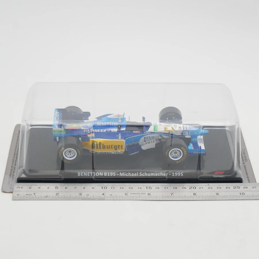 

Diecast Ixo 1:24 Scale BENETTON B195 Michael Schumacher 1995 Schumacher Benetton F1 Alloy Car Model Collectible Toy Gift