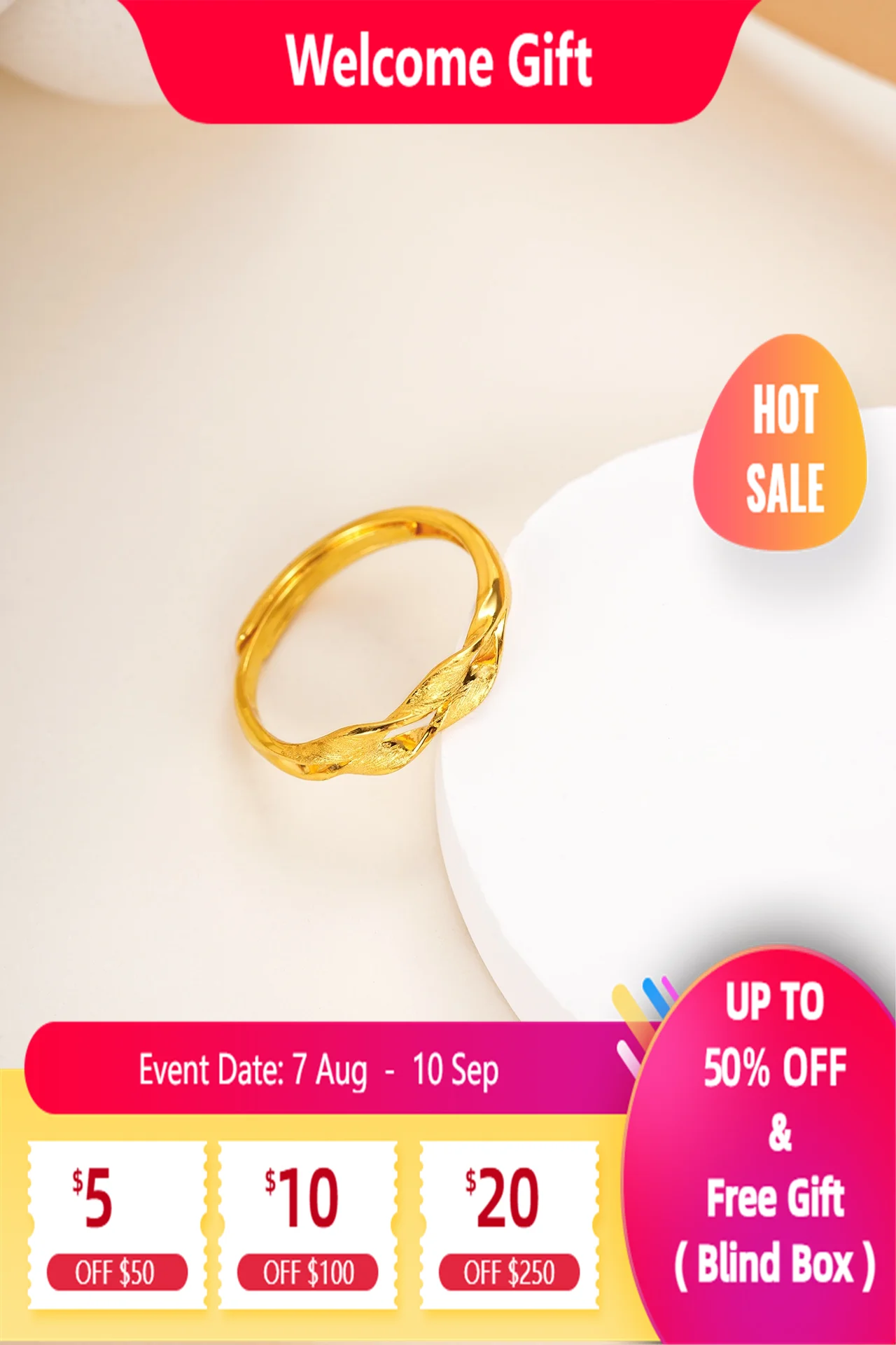 

Lium драгоценные камни, 24-каратное золото Vermeil, витой кабель, кольца для женщин, регулируемый подарок на день Святого Валентина, серебро 925 пробы, юбилей