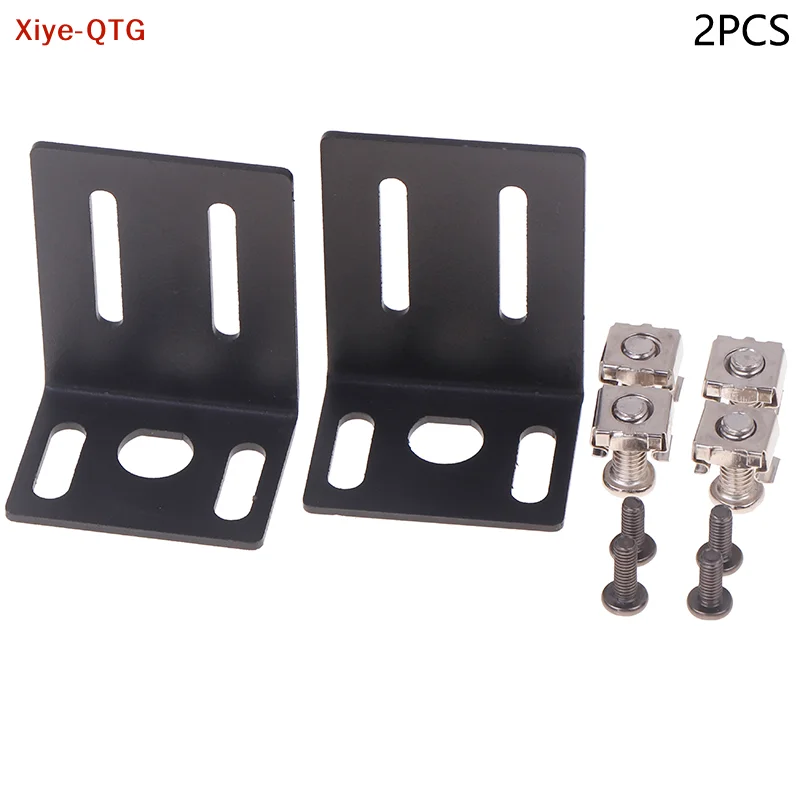 NEW! 1 Set Metal 1U Rack Mount Ear Mounting Jointing With Sc